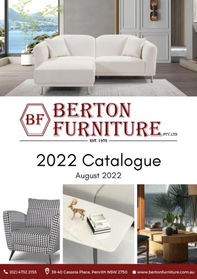 online digital magazine - Berton Furniture 2022 Catalog