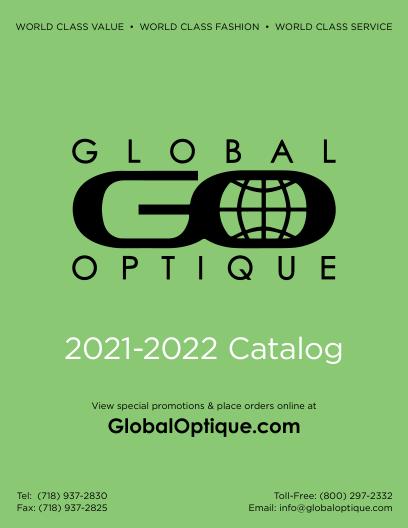 starting a digital magazine - Global Optique 2021 2022 Catalog